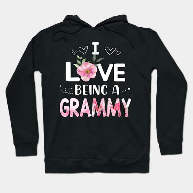 i love being a grammy Hoodie by Leosit